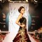 Model showcases the beautiful and elegant designs at the Bangalore Fashion Week Day 1