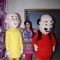 Avika Gor poses with Nicktoons Motu and Patlu