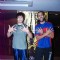 Vivaan Shah and Akhil Kapur at the Gold Gym Wolverine Workout