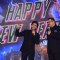 Shah Rukh Khan interacts with Boman Irani at the Trailer Launch of Happy New Year