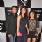 Shilpa Shetty, Shamita Shetty and Raj Kundra pose for the media