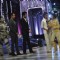 Sophie Choudry interacts with Manish Paul at Jhalak Dikhhlaa Jaa