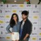 Shahid Kapoor and Shraddha Kapoor pose for the media at the Music Launch of Haider at Radio Mirchi