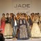 Monica and Karishma showcase their latest collection, 'Jade' at the Lakme Fashion Week