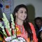 Rani Mukherjee felicitated with a flower bouquet at the Self Defence Workshop for BMC Girls