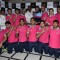 Abhishek Bachchan poses with his team at the Bash for Pro Kabbadi League by Mahindras