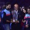 Abhishek Bachchan receiving the Trophy at the Winning Ceremony of Pro Kabbadi League