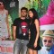 Arjun Kapoor and Deepika Padukone pose for the media at the Special Screening for Finding Fanny