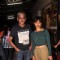 Sriram Raghavan pose with a friend at the Screening of Finding Fanny