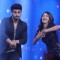 Arjun Kapoor performs with Gauahar Khan at the Promotions of Finding Fanny on India's Raw Star