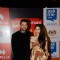 Aftab Shivdasani poses with wife at Mircromax SIIMA Awards Day 2