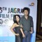 Ekta Kapoor poses with a friend at 5th Jagran Film Festival Mumbai