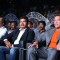 Rajnikhanth and Arnold Schwarzenegger spotted at the Audio Launch of the Movie "I"