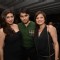 Drashti Dhami poses with Vivian Dsena and Vahbbiz Dorabjee Dsena at Munisha Khatwani's Birthday Bash