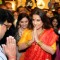 Vidya Balan greets the guests at PC Jewelers Launch in Kolkatta