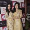 Amy Billimoria poses with Bhagyashree Patwardhan at her Wedding Show