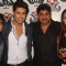 Rajan Shahi poses with Ankit Gera and Adaa Khan on the set of Itti Si Kushi