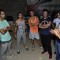 TV Celebs practice for a forthcoming Box Cricket League