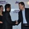 Sachin Joshi greets a delegate at the Launch of Planet Hollywood