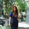 Twinkle Khanna poses for the media at the Laila Singh Showcase