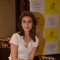 Riddhima Kapoor poses for the media at Dr. Jayshree Sharad's Book Launch