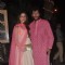 Chunky Pandey with his wife at Ekta Kapoor's Diwali Party
