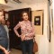 Gul Panag checks out various designs at Melted Core Photo Exhibition