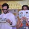 Saif Ali Khan and Ileana D'Cruz unviel Happy Ending Book