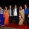 Helen, Shaina NC, Salim Khan, David Dhawan with wife and Sohail Khan at Arpita's Wedding Reception