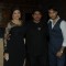 Rajan Shahi poses with Vahbbiz Dorabjee Dsena and Vivian Dsena at the Birthday Bash