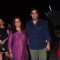 Kunal Roy Kapur poses with wife Shayonti Roy Kapur at the Special Screening of Action Jackson