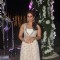 Huma Qureshi poses for the media at the Sangeet Ceremony of Riddhi Malhotra and Tejas Talwalkar