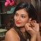 Sayali Bhagat tries out the Jewelry designs at Popley Store's Xmas Celebrations
