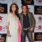 Yash Tonk poses with wife Gauri at Big Star Entertainment Awards 2014