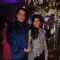 Uday and Shirin pose for the media at their Sangeet Ceremony