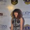Aashka Goradia poses for the media at Lion Gold Awards