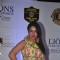 Kavitta Verma poses for the media at Lion Gold Awards