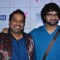 Shankar Mahadevan poses with Son Siddharth Mahadevan at the Music Launch of Marathi Movie Mitwa