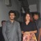 Arjun Kapoor and Sonakshi Sinha pose for the media at the Promotions of Tevar