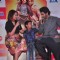 Arjun Kapoor and Sonakshi Sinha interact with a young fan at the Promotions of Tevar