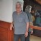 Om Puri poses for the media at the Launch of film Project Marathwada