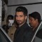 Shahid Kapoor poses for the media at Umang Police Show