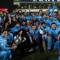 Team poses for the media during Mumbai Heroes Vs Kerala Strikers Match