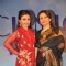 Soha Ali Khan and Sharmila Tagore pose for the media at the Clinic Plus Scholarship Event