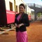 Samiksha Bhatnagar poses for the media at the Launch of 'Peterson Hill'