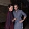Saif Ali Khan and Kareena Kapoor pose for the media at Soha Ali Khan's Mehendi Ceremony