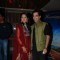 Kush Sinha with his wife at the Special Screening of Hawaizaada