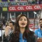 Daisy Shah was snapped at the CCL Match Between Mumbai Heroes and Telugu Warriors