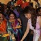 Madhuri Dixit Nene lights the lamp at the Inaugration of P.N. Gadgil Jewellers' New Showroom