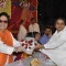 Bappi Lahiri was felicitated at the Inauguration of a Unique 40 Feet Shivling